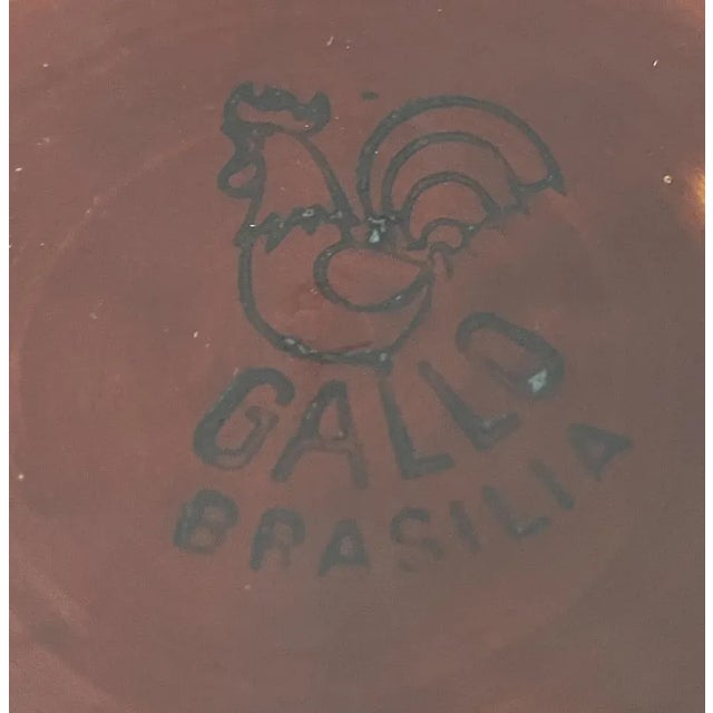 Vintage Ceramic Brasilia Series Bowl from Gallo, 1970s For Sale - Image 11 of 13