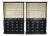 Large Black Painted Apothecary Cabinets, Eastern Europe, 1910s, Set of 2 For Sale