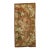 1750s Brown Floral Antique England Axminster Rug 4' X 8' 8" Knotted Wool Carpet For Sale