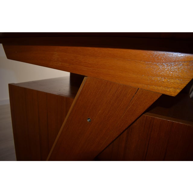 Wooden Writing Desk, Italy, 1960s For Sale - Image 3 of 15