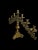 19th Century Brass Church Candelabras, Set of 2 For Sale - Image 6 of 12