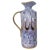 Aldo Londi for Bitossi Sgraffito Purple Pottery Pitcher with Gilt Birds. Featuring a layered glazed ceramic Pale Purple...