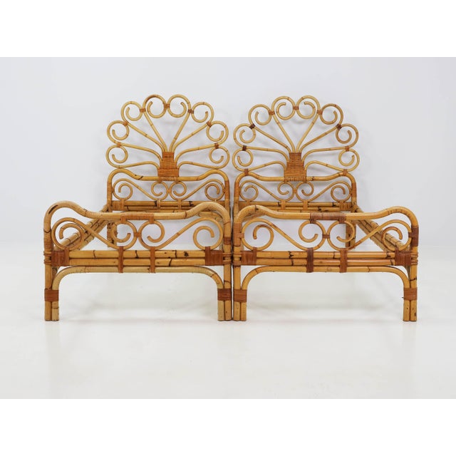 Metal mattress bases are available and included This piece is attributed to the mentioned designer/maker. It has no...