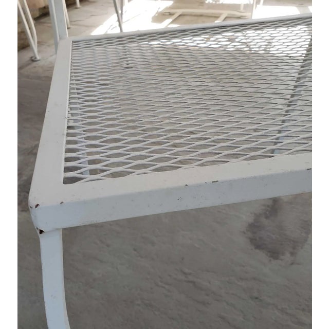 Vintage Wrought Iron Table and Chairs For Sale In New York - Image 6 of 11