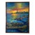 E. Copello Veliz Impressionist Coastal Lighthouse Sunset Landscape Oil on Canvas Painting For Sale