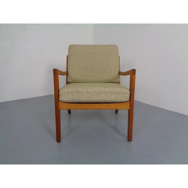 Mid-Century Modern Danish Teak Senator Armchair by Ole Wanscher for Poul Jeppesen, 1960s For Sale - Image 3 of 18