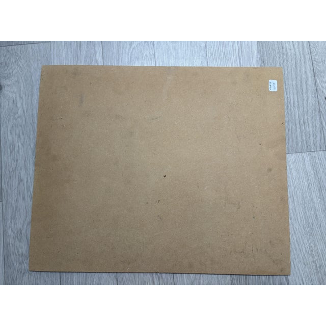 Alain Guennou, Landscape with Village & Lake, 1920s-1940s, Oil Painting For Sale - Image 3 of 4