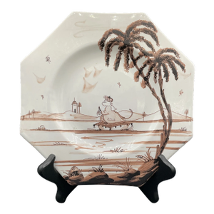 1990s Isis Ceramics by Deborah Sears Decorative Plate / Salad Plate