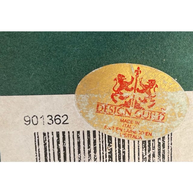 Glass Vintage Italian Art Glass Blown Shell Shaped Decorative Bowl For Sale - Image 7 of 7