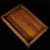 Huali Rosewood Rectangular Tray With Openwork Carving For Sale - Image 4 of 9