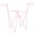 Pink Mid-Century Czech Flower Stand in Painted Metal, 1950s For Sale - Image 8 of 8