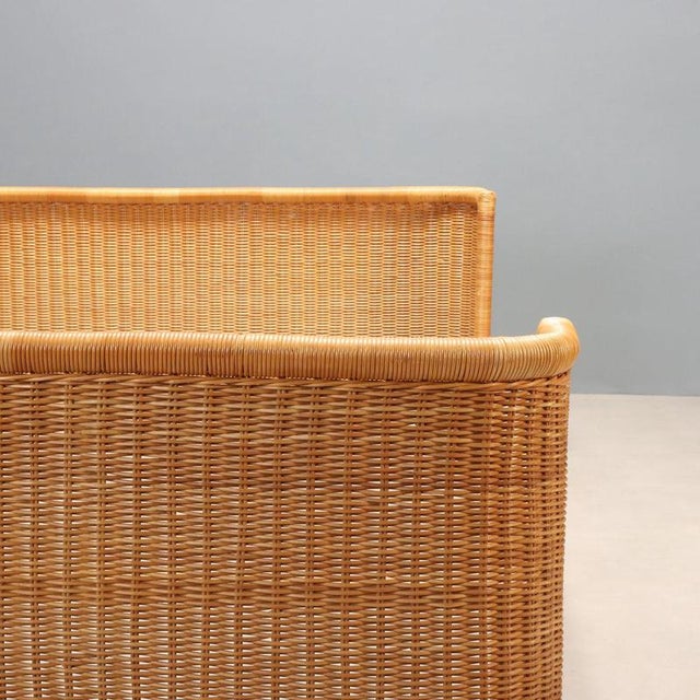 Vintage Wicker Bed, 1980s For Sale - Image 5 of 9