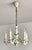 Vintage Hand-Shaped Gilded Five-Light Porcelain Chandelier from Capodimonte, 1940s For Sale - Image 17 of 18