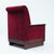 Dutch Art Deco Amsterdam School Red Velvet Chairs, 1930s, Set of 2 For Sale - Image 3 of 18