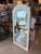 Hollywood Regency Vintage Newly Lacquered White Roche Style Palm Frond Leaves Leaf Wall Mirror For Sale - Image 3 of 11