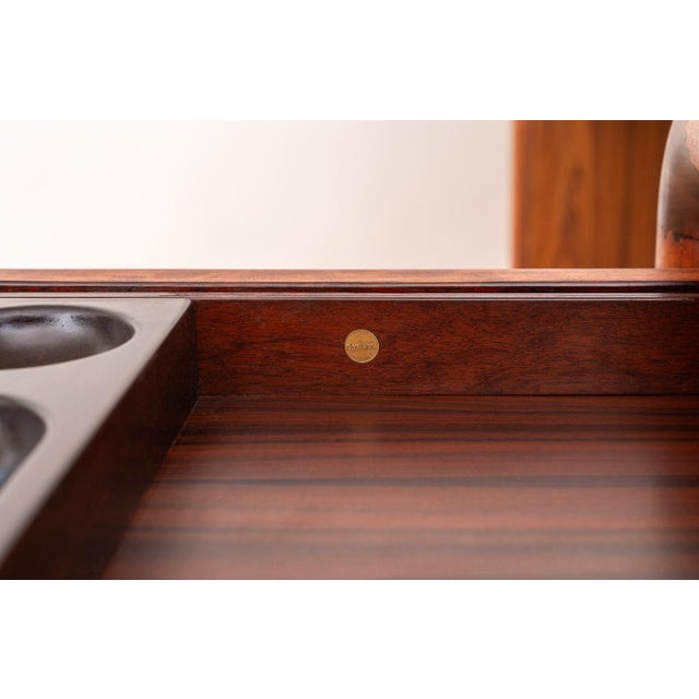 Supreme Executive Desk by Henning Jensen & Torben Valeur for Dyrlund, 1970 For Sale - Image 9 of 10