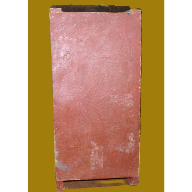 Antique Papier Mache Spice Cabinet For Sale - Image 13 of 15