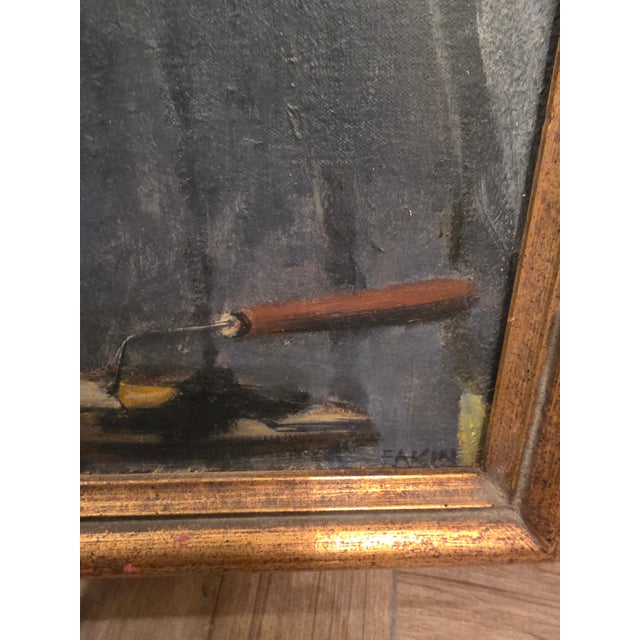 Paint Jane Eakin Self Portrait For Sale - Image 7 of 9