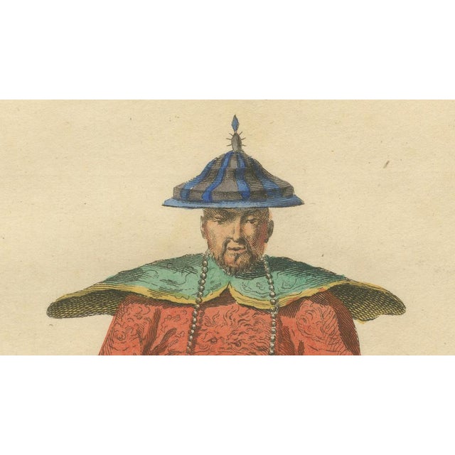 Black Jefferys, Chinese Mandarin Official in Light Summer Robes, 1749, Print For Sale - Image 8 of 9