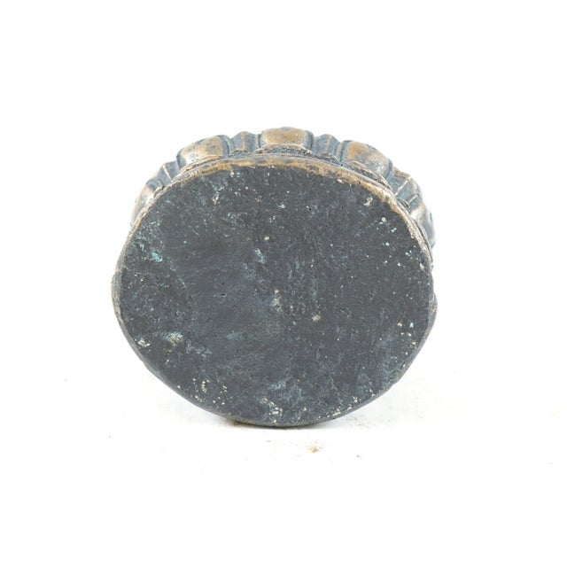 Antique Chinese Bronze Buddha For Sale - Image 4 of 5