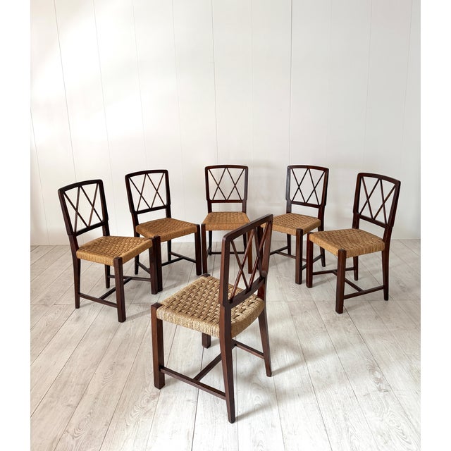 Chairs in the style of Paolo Buffa, 1950s, Set of 6 For Sale - Image 9 of 18
