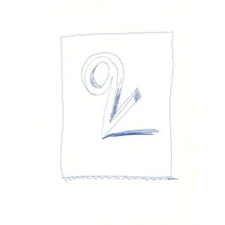1990s 'Q' From 'Hockney's Alphabet' by David Hockney For Sale