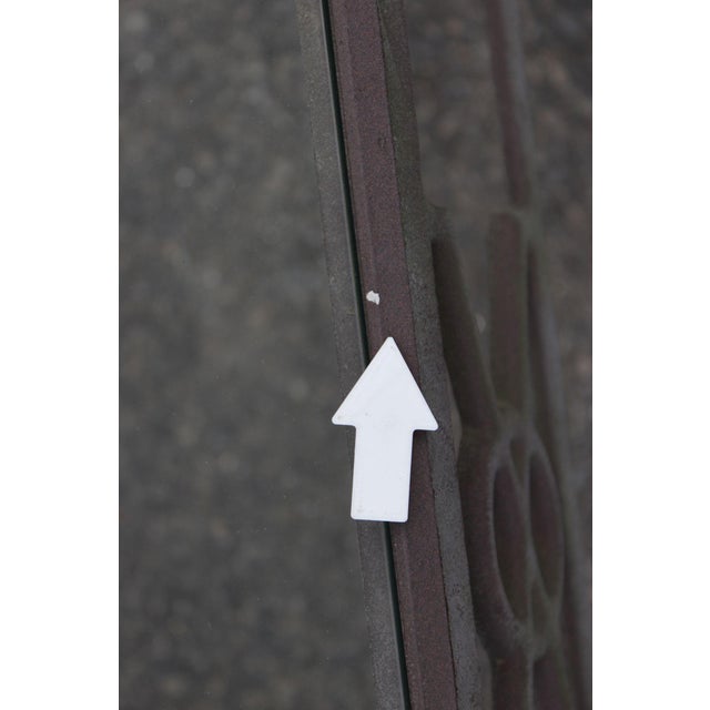 Woodard Delphi Cast Aluminum Glass Top Coffee Table For Sale - Image 17 of 18