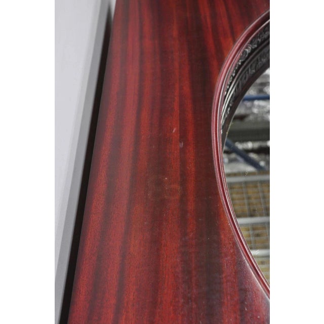 Vintage Chinese Chippendale Mahogany Serpentine Triple Dresser Credenza W Mirror For Sale In Philadelphia - Image 6 of 11