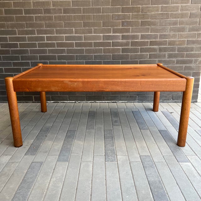 1960s Dyrlund Danish Modern Teak Coffee Table Chairish