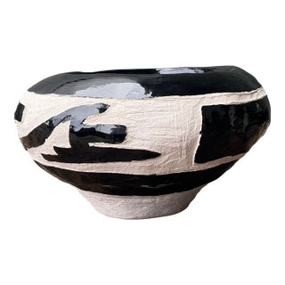 Vintage Original Studio Pottery Coil Vase For Sale