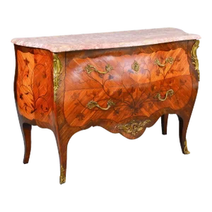 Louis XV Style Marquetry Chest