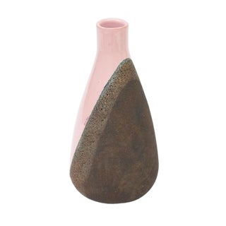 Vintage Aldo Londi for Bitossi Rare Ceramic Vase or Vessel With Textured Glaze, 1960's For Sale