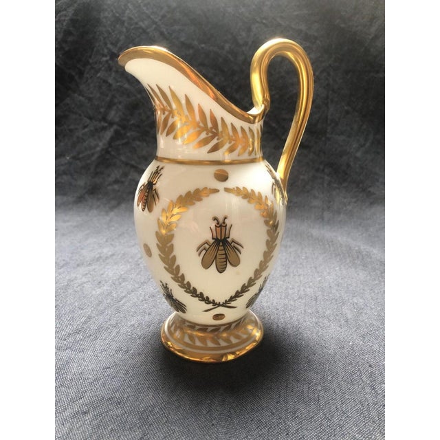 Vintage Porcelain Chocolate Service from Limoges, 1940s, Set of 5 For Sale - Image 4 of 11