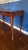 Wood Vintage Queen Anne Cherry Veneer Console Table, 48", Cabriole Legs, Mahogany Finish For Sale - Image 7 of 10