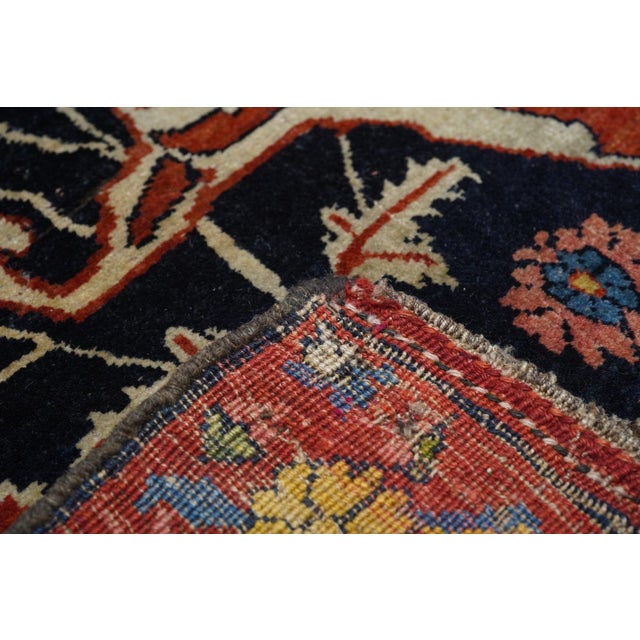 Textile Late 19th Century Antique Garouss Bidjar Rug 5'9'' X 8'7'' For Sale - Image 7 of 8