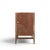 Broyhill Brasilia Mid Century Walnut and Brass Offset Credenza and Hutch For Sale In Chicago - Image 6 of 13