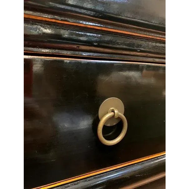 1990s Asian Apron Design Console Table For Sale - Image 5 of 8