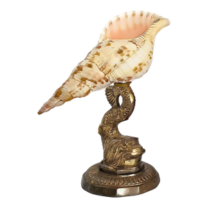 Seashell & Brass Sculpture