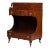 American Mahogany Demilune Dressing Stand on Brass Castors, C. 1830's For Sale