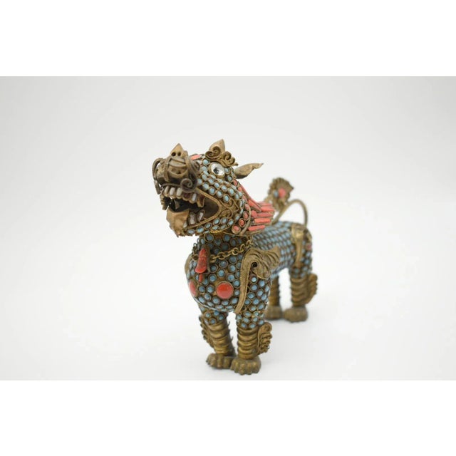 Early 20th Century Foo Dog Snuff Bottle/ Incense Bottle For Sale - Image 4 of 8
