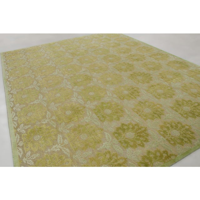 Hand-knotted in wool, this custom 10x14 contemporary rug joins Rug & Kilim’s Block Print collection. It features a...