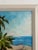 2000 - 2009 Vintage Signed M. Bryson Tropical Beach Palm Tree Landscape Painting, Framed For Sale - Image 5 of 17