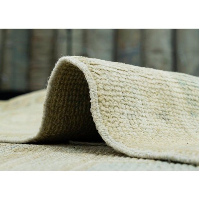 Textile Turkish Oushak Antique Look Rug 12'4" x 14'10" #18010 For Sale - Image 7 of 8
