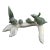 Inuit Canada Native Carved Stone Birds Perched on Antler Branch by Tr McPhee For Sale