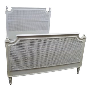 Ethan Allen French Provincial Cane Queen Bed For Sale