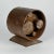 Vintage Rusty Steel Metal Cylindrical Tabletop Art Sculpture - After Richard Serra For Sale - Image 4 of 11