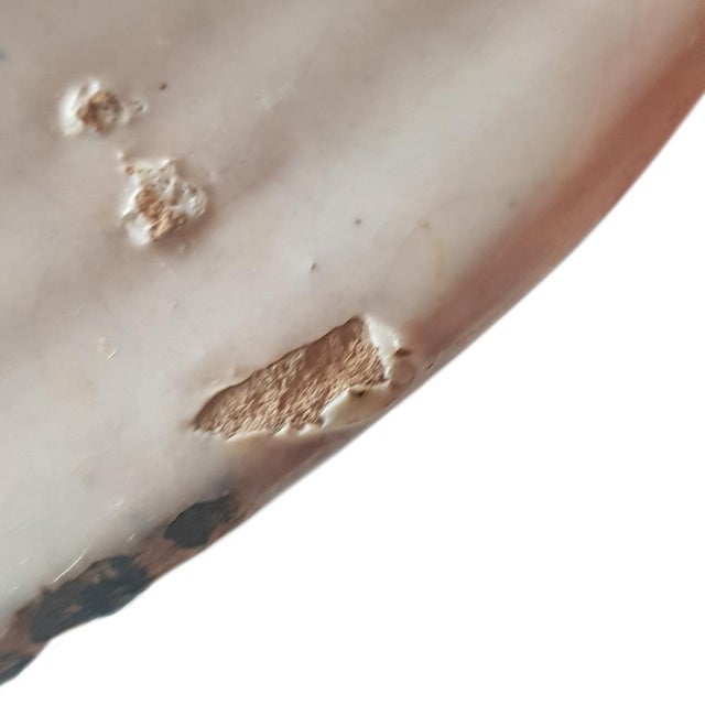 Ceramic Large Antique Spanish Fajalauza Pottery Hand-Painted Bowl For Sale - Image 7 of 11