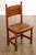 Mission Antique Stickley Brothers Mission Oak Rush Seat Side Chair For Sale - Image 3 of 12