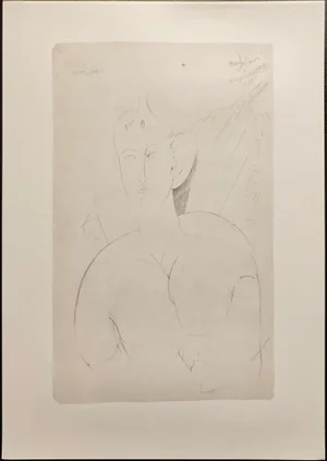 A. Modigliani, Ritratto di Donna / Portrait of a Woman, Lithograph