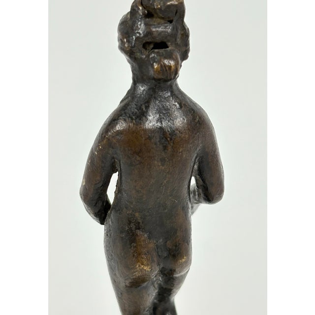 Chocolate Italian Renaissance Bronze Sculpture, Florence Late 15th Century For Sale - Image 8 of 8